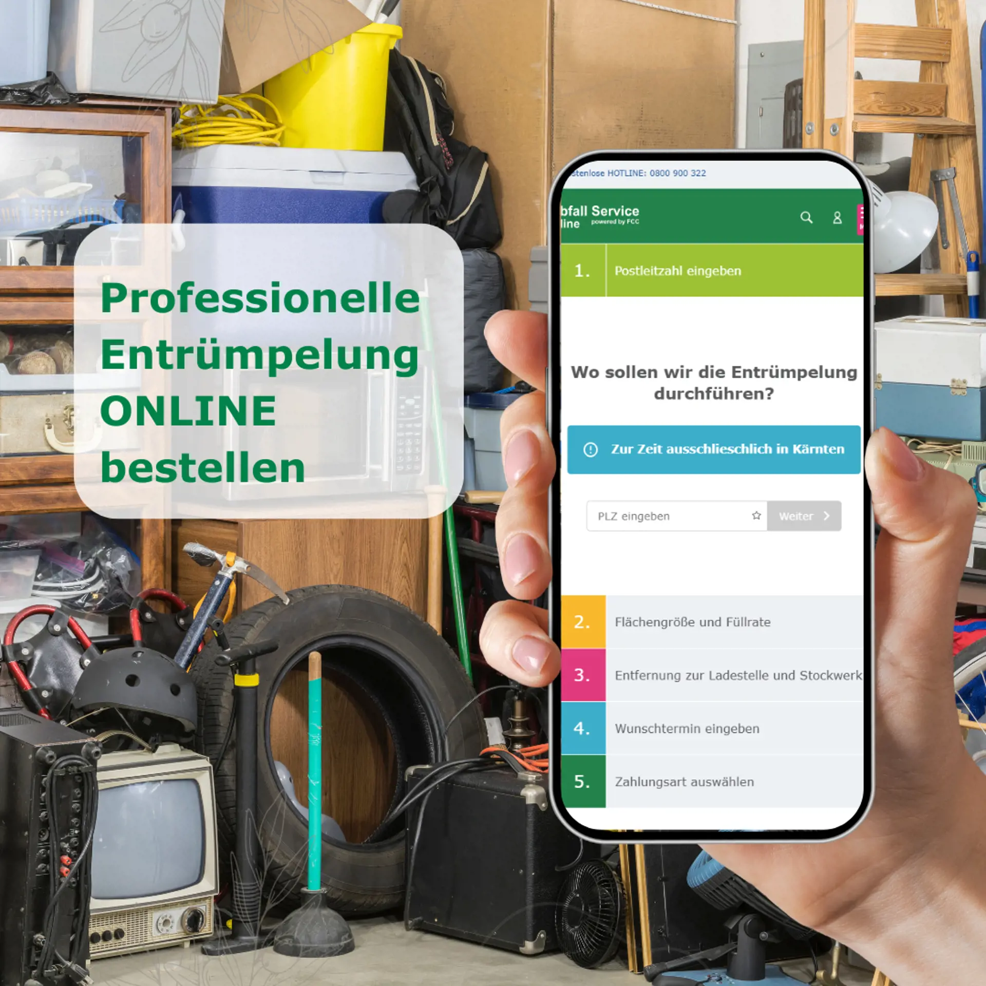 Mit einem Klick zur Entrümpelung – Service jetzt online in Kärnten