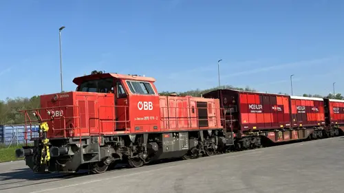 Umweltfreundlicher Transport: Abfall auf der Schiene